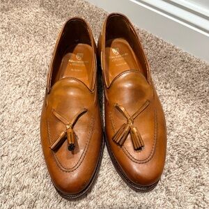 Allen Edmonds Men's Tan Leather Tassel Loafers